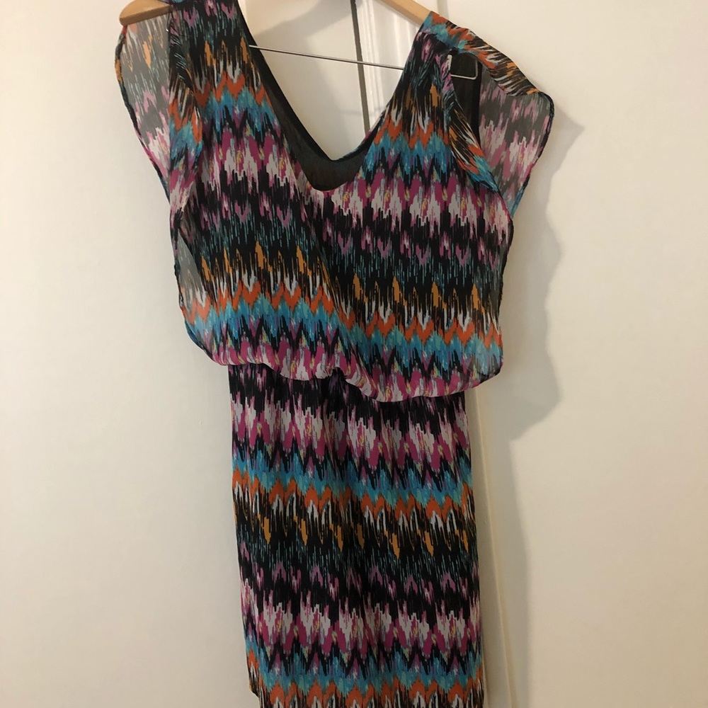 Flowy Colorful Sheery Dress